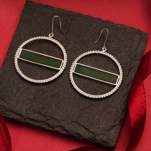 Load image into Gallery viewer, GREEN GLOW EARRINGS