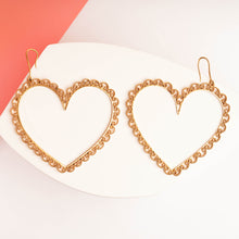 Load image into Gallery viewer, GOLDEN HEART EARRING WORN BY RAASHI KHANNA