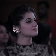Load image into Gallery viewer, avant-garde-golden-leaves-earcuffs-worn-by-taapsee-pannu