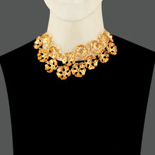 Load image into Gallery viewer, GOLD PLATED LATIFOLIA NECKPIECE WORN BY TAPSEE PANNU