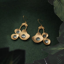 Load image into Gallery viewer, Equatorial escape earrings with crystals