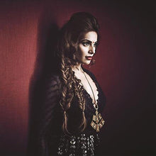 Load image into Gallery viewer, GOLD PLATED 2 LINE LONG DORI CHAIN NECKPIECE WORN BY BIPASHA BASU