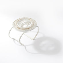 Load image into Gallery viewer, Demigod Silver Hand cuff bracelet
