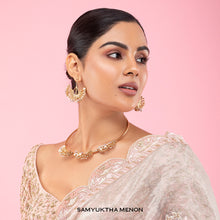 Load image into Gallery viewer, Gold Plated Reefs & Pearls Haslee worn by samyukta menon