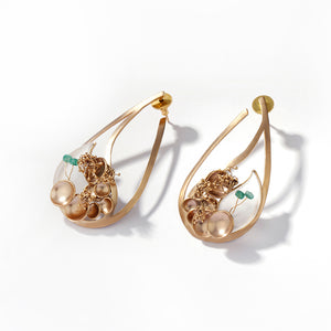 Equatorial forest earrings