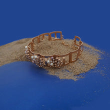 Load image into Gallery viewer, Sea Anemone Inspired Gold Plated Choker Necklace by sriya reddy