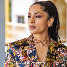 Load image into Gallery viewer, Sea Anemone Inspired Gold Plated Choker Necklace by sriya reddy