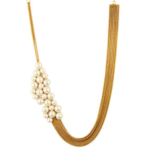 Load image into Gallery viewer, Modern Maharani Pearl Chain Necklace