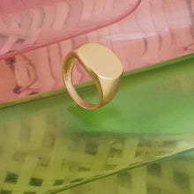 Load image into Gallery viewer, Eternal Gratitude personal and personalized Signet Ring