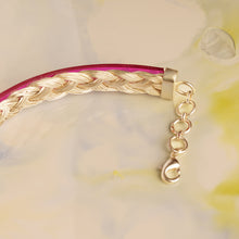 Load image into Gallery viewer, Limited Edition Rope and Coloured Acrylic choker with Ghungroo (Pink)