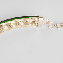 Load image into Gallery viewer, Limited Edition Rope and Coloured Acrylic choker ( Green)