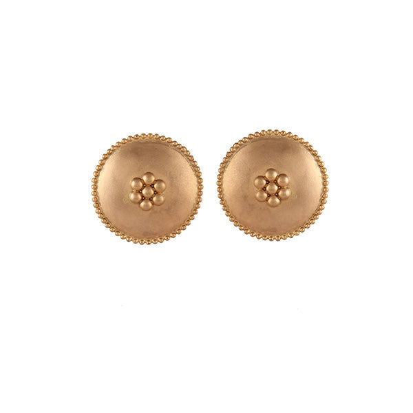 Round Dome Earrings