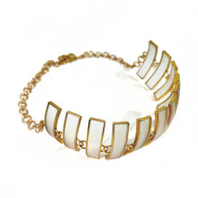 Load image into Gallery viewer, Ocean Punk 22k gold plated bracelet
