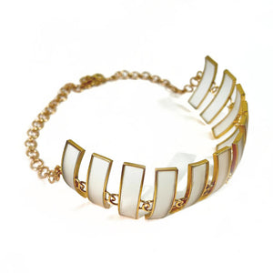 Ocean Punk 22k gold plated bracelet