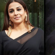 Load image into Gallery viewer, Orbs and Vortex Gold Earrings worn by Vidya Balan
