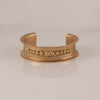 Aphrodite Gold plated curved hand cuff