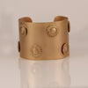 Medea chakra gold plated hand cuff