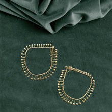 Load image into Gallery viewer, Spice Symphony 22K gold plated hoop earrings
