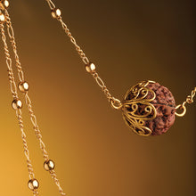 Load image into Gallery viewer, Rudraksha layererd beads Chain
