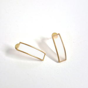 Ocean Haze Stud Earrings