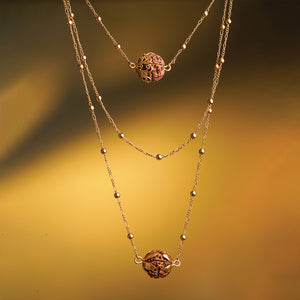 Rudraksha layererd beads Chain