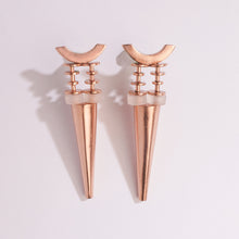 Load image into Gallery viewer, Piercing Dawn Gold Plated Small Spike Earrings
