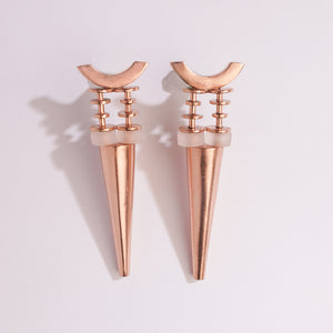 Piercing Dawn Gold Plated Small Spike Earrings