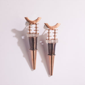 Edge of Darkness Black and Gold Plated Small Spike Earrings