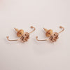 Mad City Gold Plated Button Ear Stud