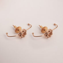 Load image into Gallery viewer, Mad City Gold Plated Button Ear Stud
