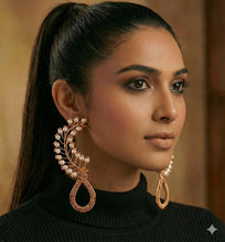 Load image into Gallery viewer, High Noon Pearl Drop Earrings worn by Rukshar Dhillon
