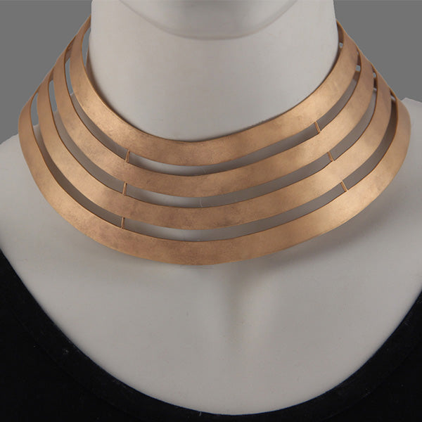 GOLD PLATED 4 STRIP CHOKER