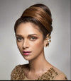 Gold Five Petal Ear cuff with Pearl Clusters Worn by Aditi Rao