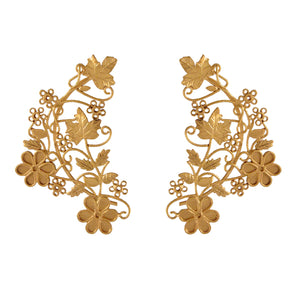 GOLD PLATED WILDERNESS EARCUFF