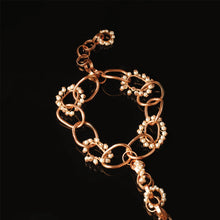 Load image into Gallery viewer, Neutron Loop Pearls on Gold Plated Link Chain Necklace
