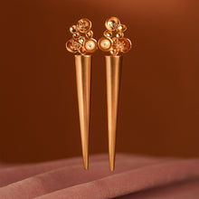 Load image into Gallery viewer, Jungle Spike Gold Plated Drop Earrings
