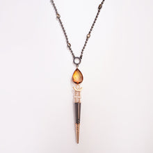 Load image into Gallery viewer, Moriarty&#39;s Malice Oxidized Spike Necklace
