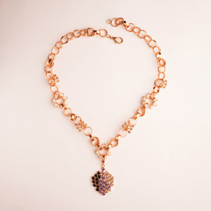 Heart of Venus Gold Plated Link Chain Necklace