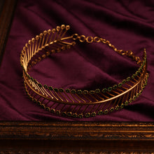 Load image into Gallery viewer, The Siren&#39;s Lair Herringbone Gold Plated Choker
