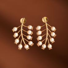 Load image into Gallery viewer, Tree Frost Gold Plated Stud Earrings
