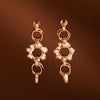 Neutron Loop Gold Plated Pearl Earrings worn by Lakshmi Manchu