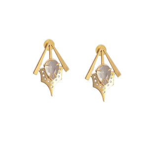 Crystal Charm Earrings