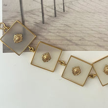 Load image into Gallery viewer, Gold Acrylic Square Necklace
