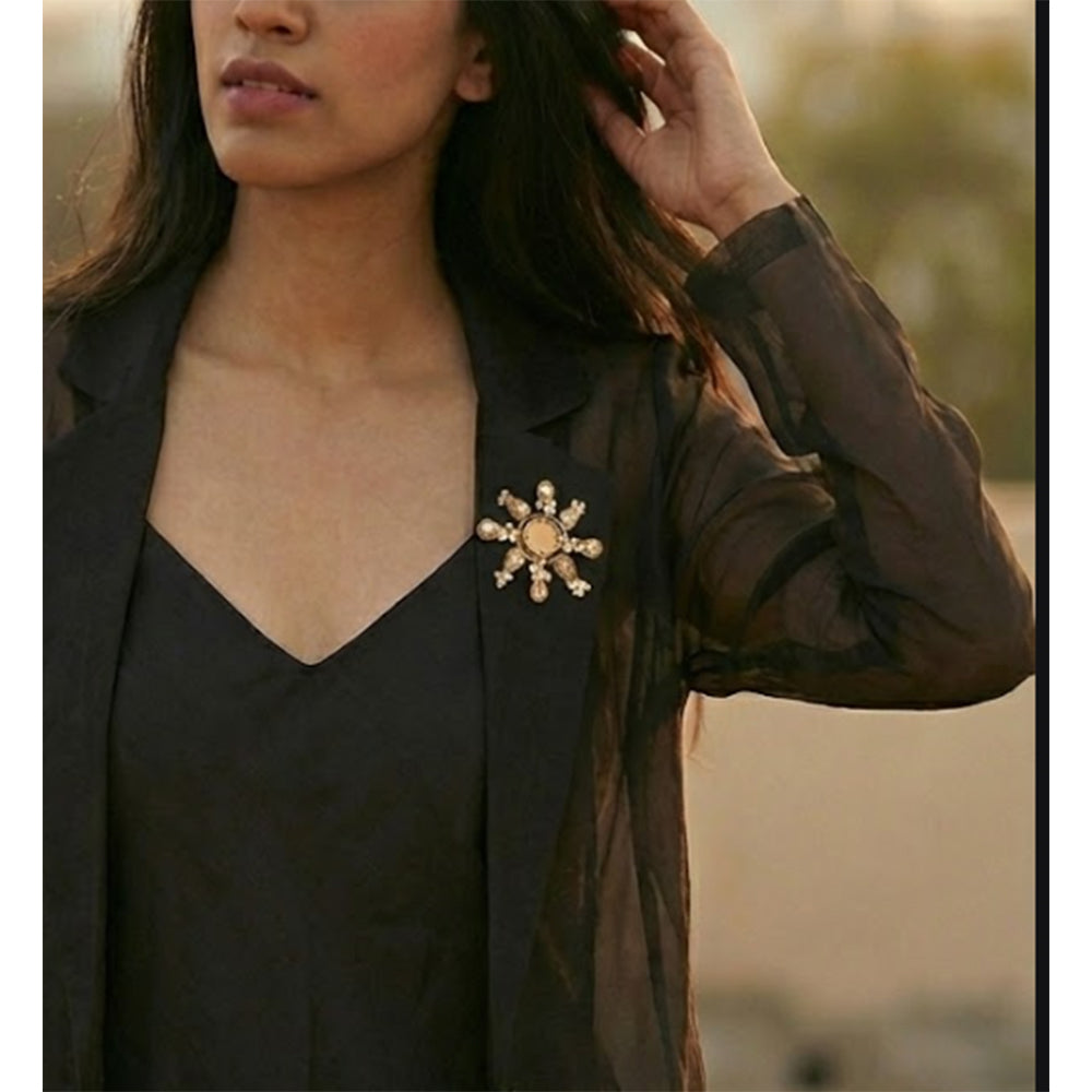Sun Star Brooch