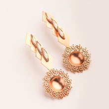 Load image into Gallery viewer, Swarovski Passion Gold Plated Helios Earrings
