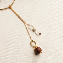 Load image into Gallery viewer, Crystal Lumba with Auspicious Betel Nut Charm
