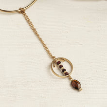 Load image into Gallery viewer, Lumba with tulsi, chandan beads &amp; smoky quartz
