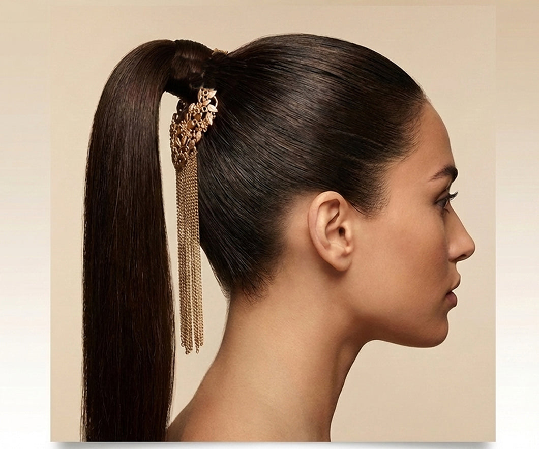 Hidden Gem Gold Hair Accessory