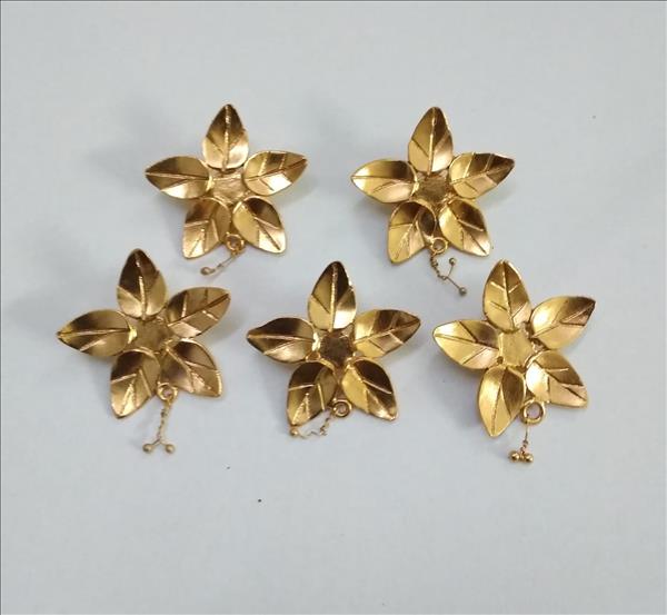 Gold Jasmine Floral Hair pins