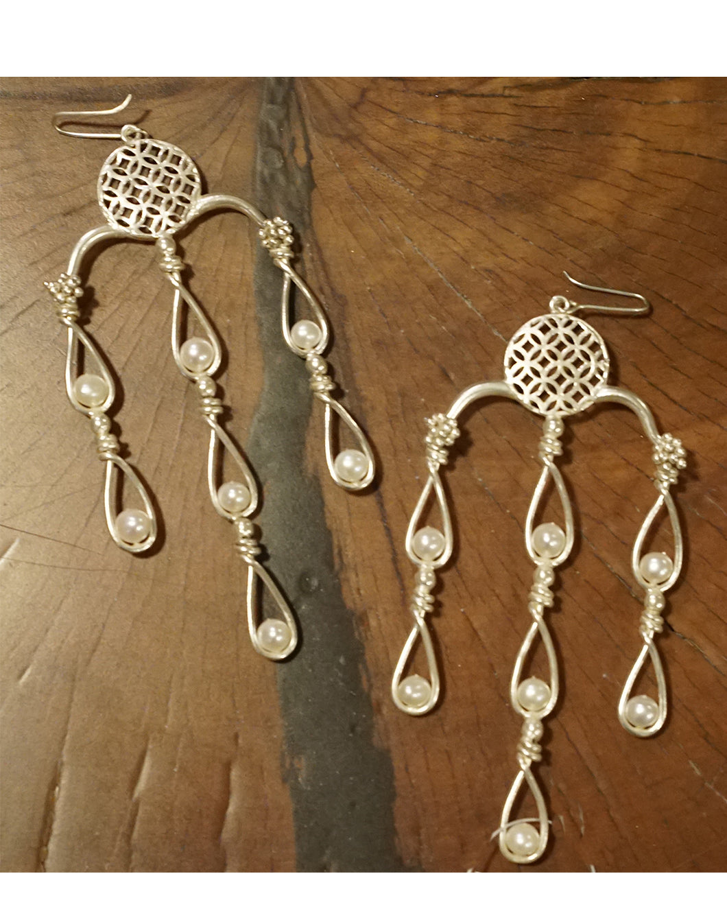 Silver Rain Dangle Earrings